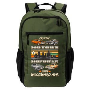 Woodward Ave Cruise Motown Mopower 2024 Daily Commute Backpack