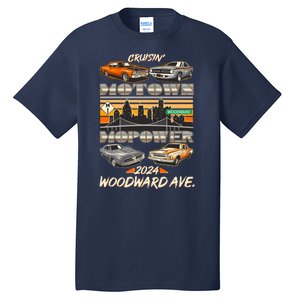 Woodward Ave Cruise Motown Mopower 2024 Tall T-Shirt