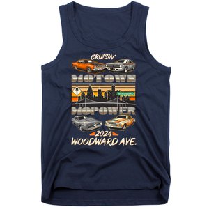 Woodward Ave Cruise Motown Mopower 2024 Tank Top