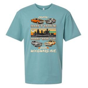 Woodward Ave Cruise Motown Mopower 2024 Sueded Cloud Jersey T-Shirt