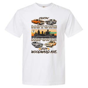 Woodward Ave Cruise Motown Mopower 2024 Garment-Dyed Heavyweight T-Shirt