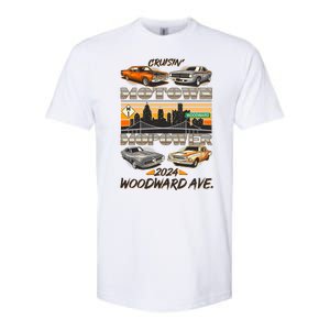 Woodward Ave Cruise Motown Mopower 2024 Softstyle CVC T-Shirt