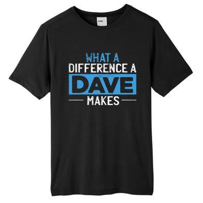 What A Difference A Dave Makes Tall Fusion ChromaSoft Performance T-Shirt