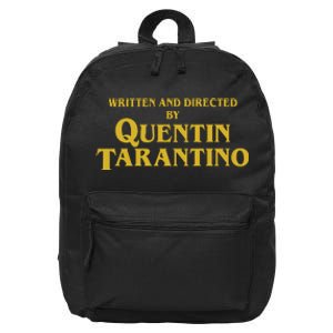 Written And Direct By Quentin Tarantino 16 in Basic Backpack