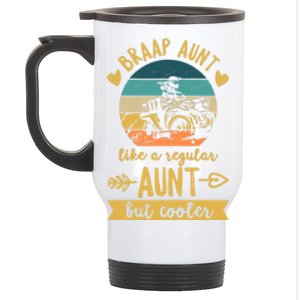 Wo ATV Design For A ATV Aunt Stainless Steel Travel Mug