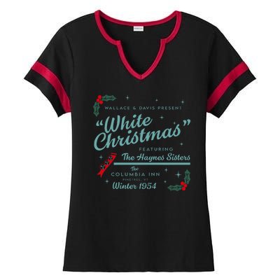 Wallace And Davis Present White Christmas Featuring Christmas Ladies Halftime Notch Neck Tee