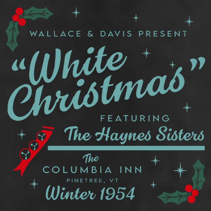 Wallace And Davis Present White Christmas Featuring Christmas 7 Panel Mesh Trucker Snapback Hat
