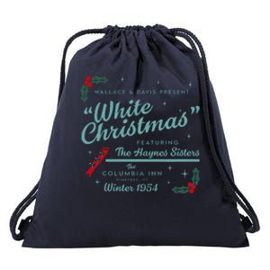 Wallace And Davis Present White Christmas Featuring Christmas Drawstring Bag