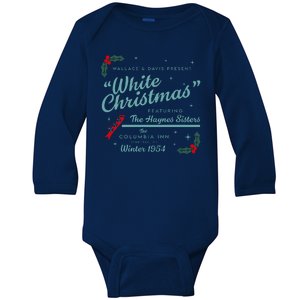 Wallace And Davis Present White Christmas Featuring Christmas Baby Long Sleeve Bodysuit