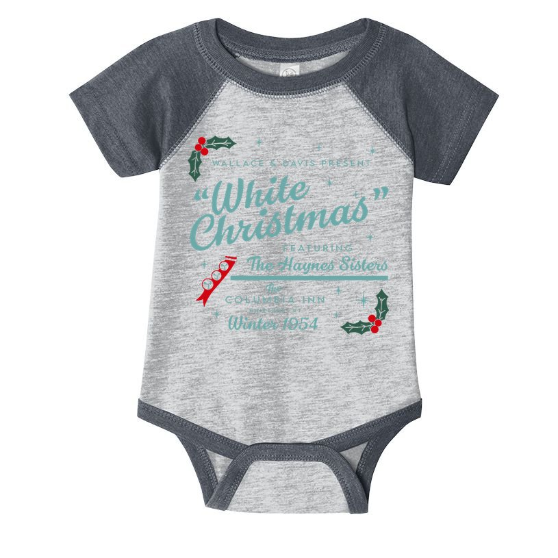 Wallace And Davis Present White Christmas Featuring Christmas Infant Baby Jersey Bodysuit