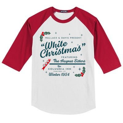 Wallace And Davis Present White Christmas Featuring Christmas Kids Colorblock Raglan Jersey