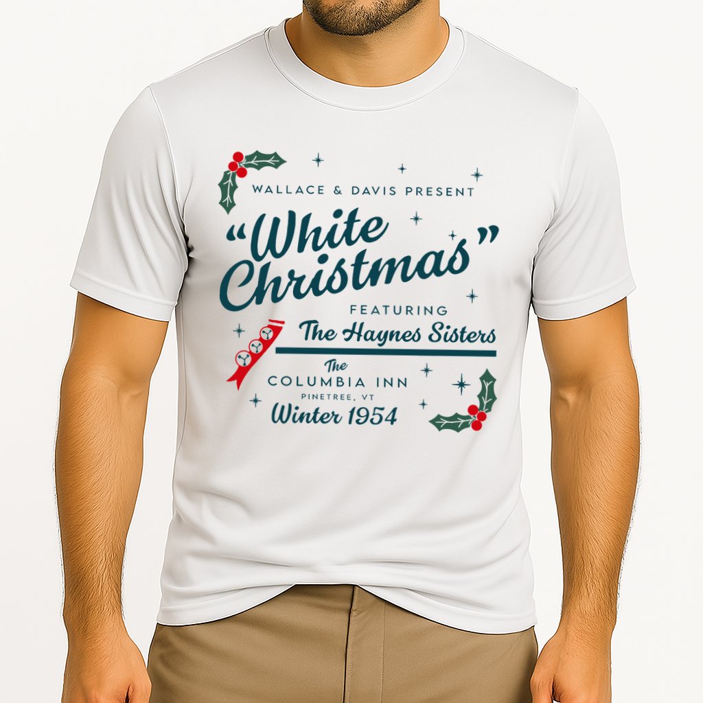 Wallace And Davis Present White Christmas Featuring Christmas Cooling Performance Crew T-Shirt