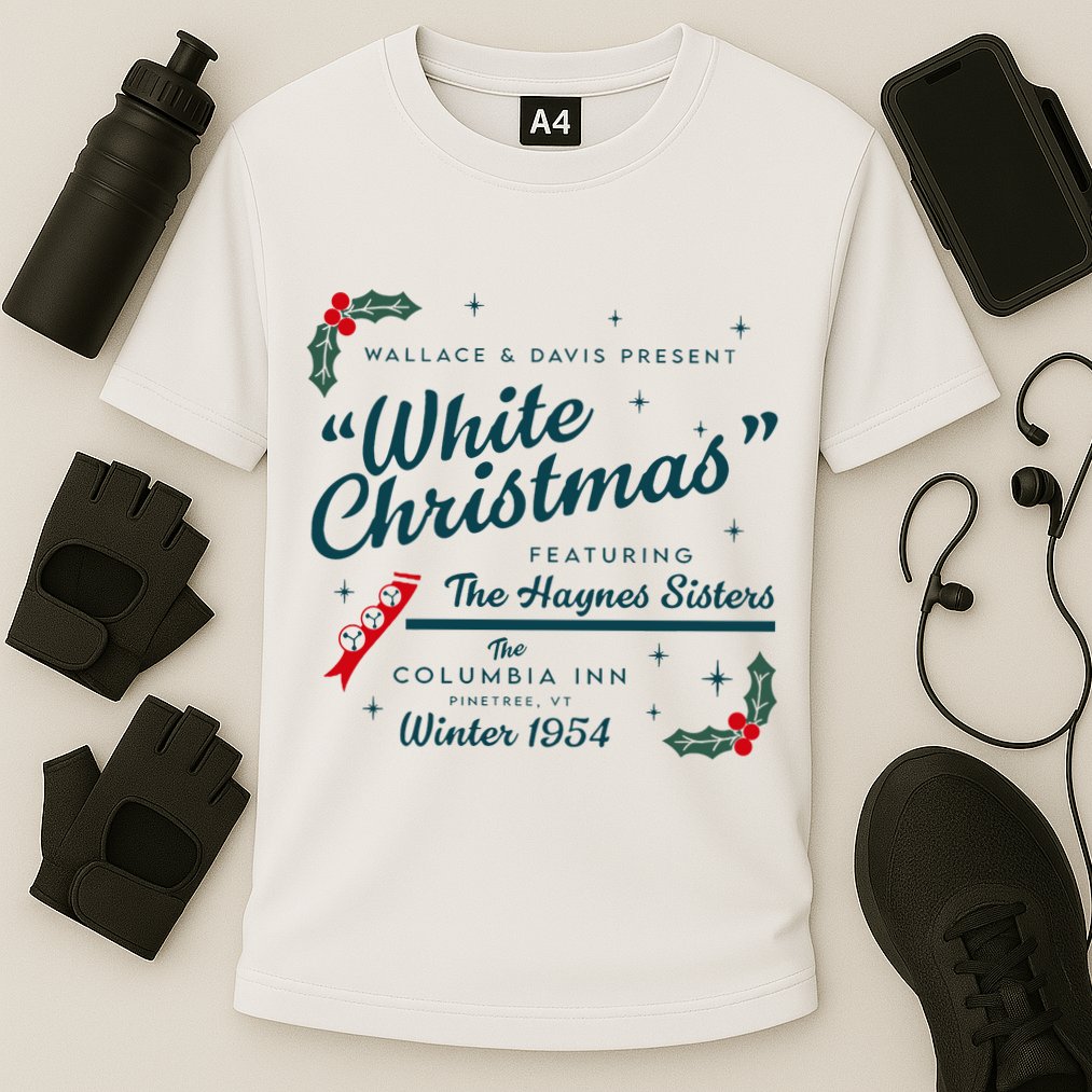 Wallace And Davis Present White Christmas Featuring Christmas Cooling Performance Crew T-Shirt