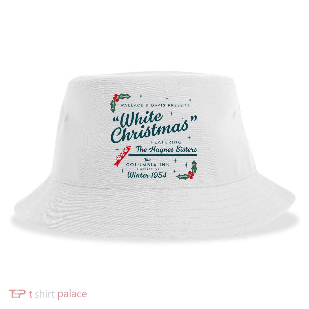 Wallace And Davis Present White Christmas Featuring Christmas Sustainable Bucket Hat
