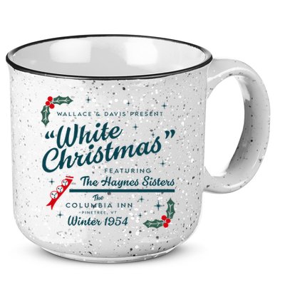 Wallace And Davis Present White Christmas Featuring Christmas 15oz Campfire Ceramic Mug