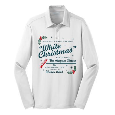 Wallace And Davis Present White Christmas Featuring Christmas Silk Touch Performance Long Sleeve Polo