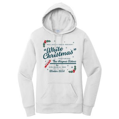 Wallace And Davis Present White Christmas Featuring Christmas Women's Pullover Hoodie