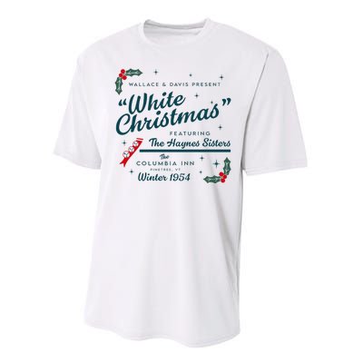 Wallace And Davis Present White Christmas Featuring Christmas Performance Sprint T-Shirt