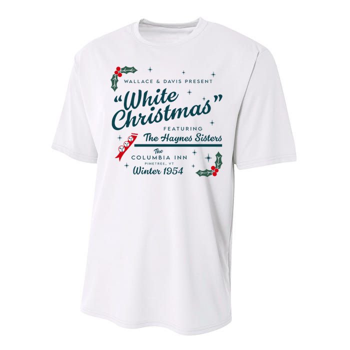 Wallace And Davis Present White Christmas Featuring Christmas Performance Sprint T-Shirt