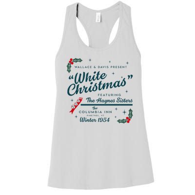 Wallace And Davis Present White Christmas Featuring Christmas Women's Racerback Tank