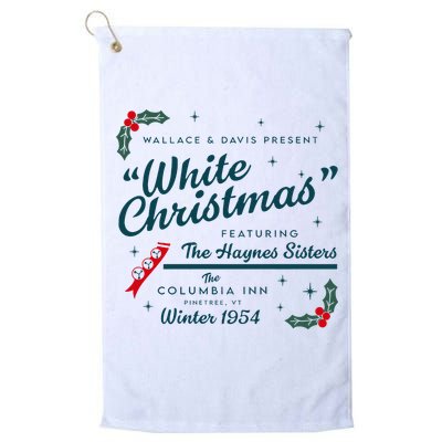 Wallace And Davis Present White Christmas Featuring Christmas Golf Towel