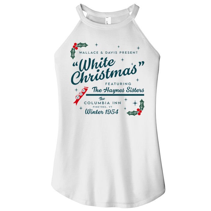 Wallace And Davis Present White Christmas Featuring Christmas Women's Perfect Tri Rocker Tank