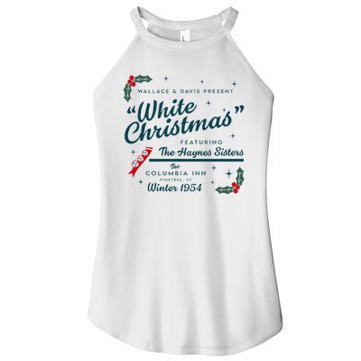 Wallace And Davis Present White Christmas Featuring Christmas Women's Perfect Tri Rocker Tank