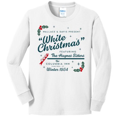 Wallace And Davis Present White Christmas Featuring Christmas Kids Long Sleeve Shirt