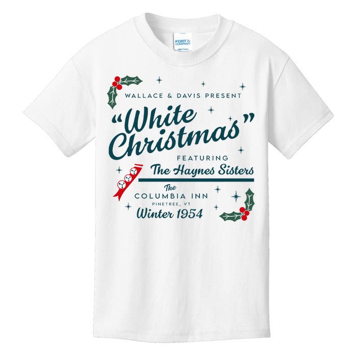 Wallace And Davis Present White Christmas Featuring Christmas Kids T-Shirt