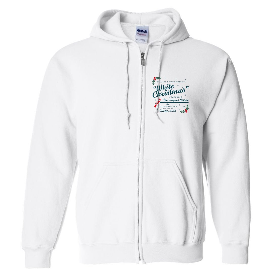 Wallace And Davis Present White Christmas Featuring Christmas Full Zip Hoodie
