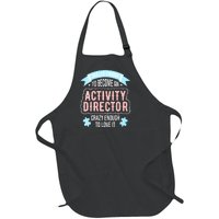 Wo Activity Director Full-Length Apron With Pockets