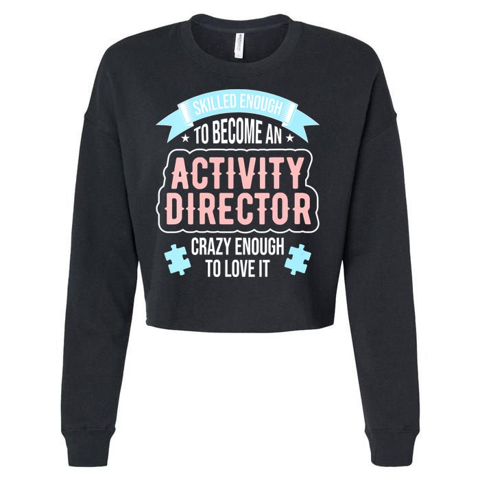 Wo Activity Director Cropped Pullover Crew