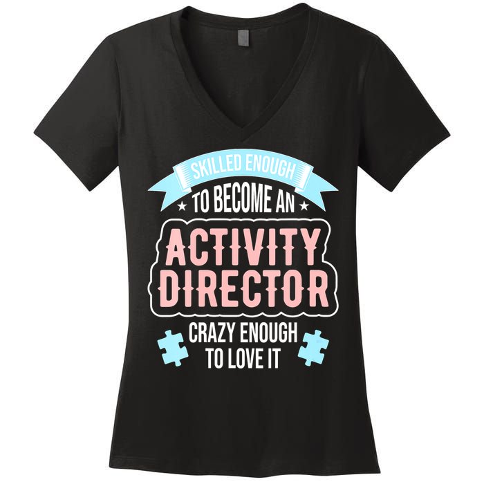 Wo Activity Director Women's V-Neck T-Shirt
