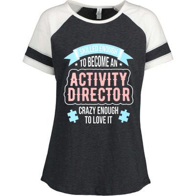 Wo Activity Director Enza Ladies Jersey Colorblock Tee