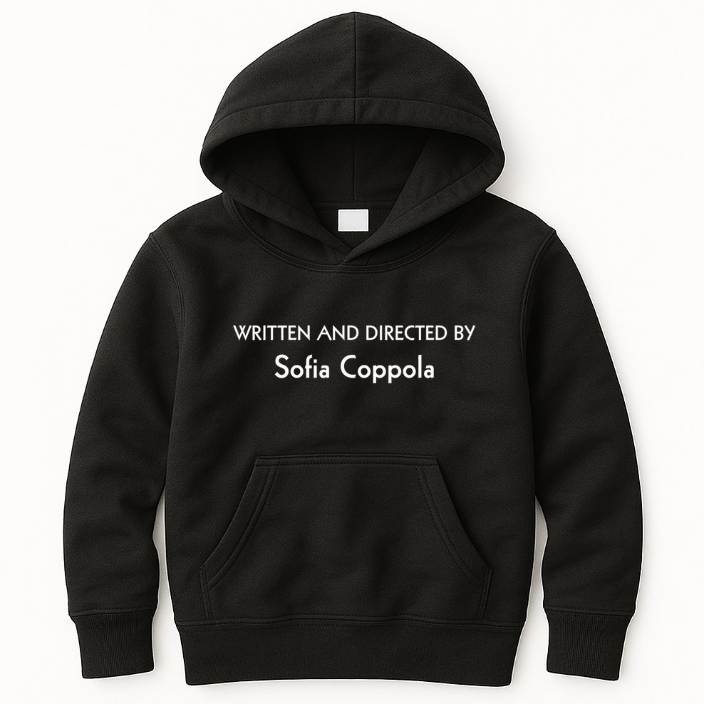 Written And Directed By Sofia Coppola Kids Hoodie