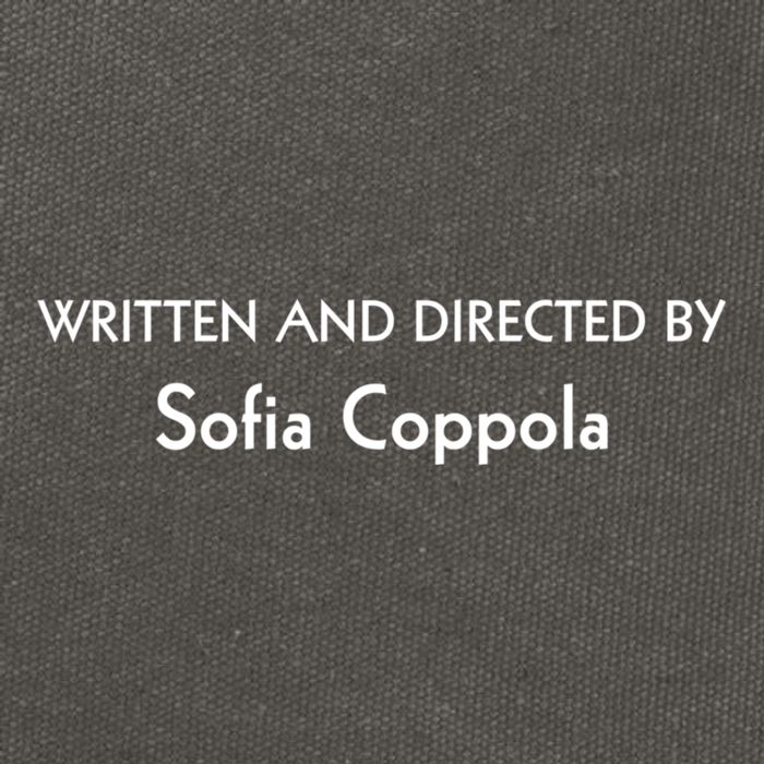 Written And Directed By Sofia Coppola Cotton Canvas Backpack