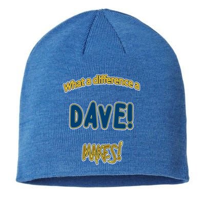 What A Difference A Dave Makes! The ! And A Great Gift! Gift Sustainable Beanie