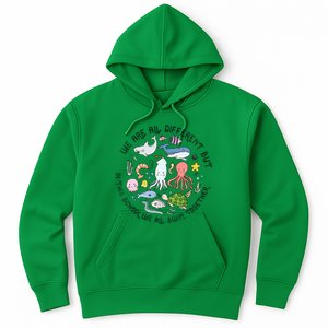 We Are Different But In This School We Swim Together Ocean Hoodie