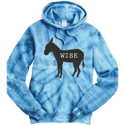 Wise Ass Donkey Funny Tie Dye Hoodie