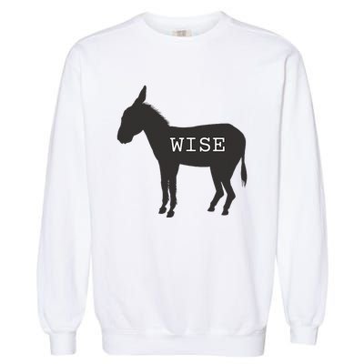 Wise Ass Donkey Funny Garment-Dyed Sweatshirt