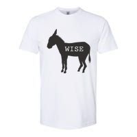 Wise Ass Donkey Funny Softstyle CVC T-Shirt