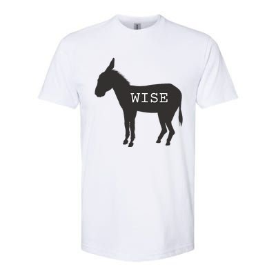 Wise Ass Donkey Funny Softstyle CVC T-Shirt