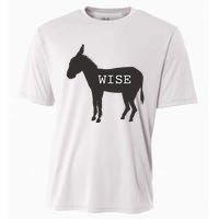 Wise Ass Donkey Funny Cooling Performance Crew T-Shirt