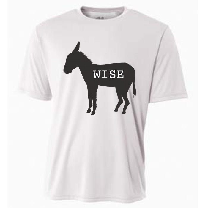 Wise Ass Donkey Funny Cooling Performance Crew T-Shirt