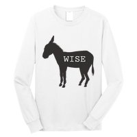 Wise Ass Donkey Funny Long Sleeve Shirt