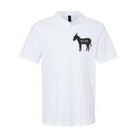 Wise Ass Donkey Funny Softstyle Adult Sport Polo