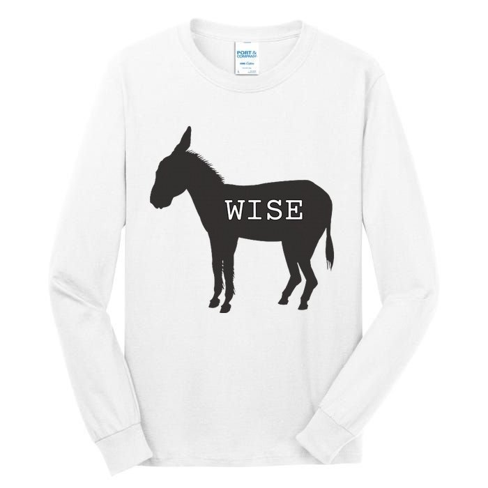 Wise Ass Donkey Funny Tall Long Sleeve T-Shirt