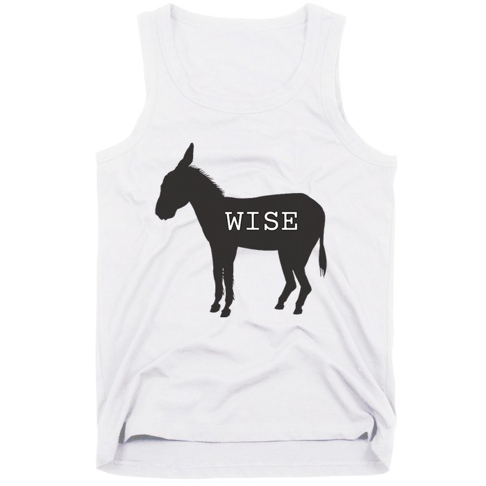 Wise Ass Donkey Funny Tank Top