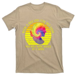 With A Dreamy Faroff Look And Her Nose Stuck Design T-Shirt