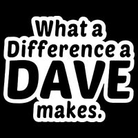 What A Difference A Dave Makes Wool Snapback Cap